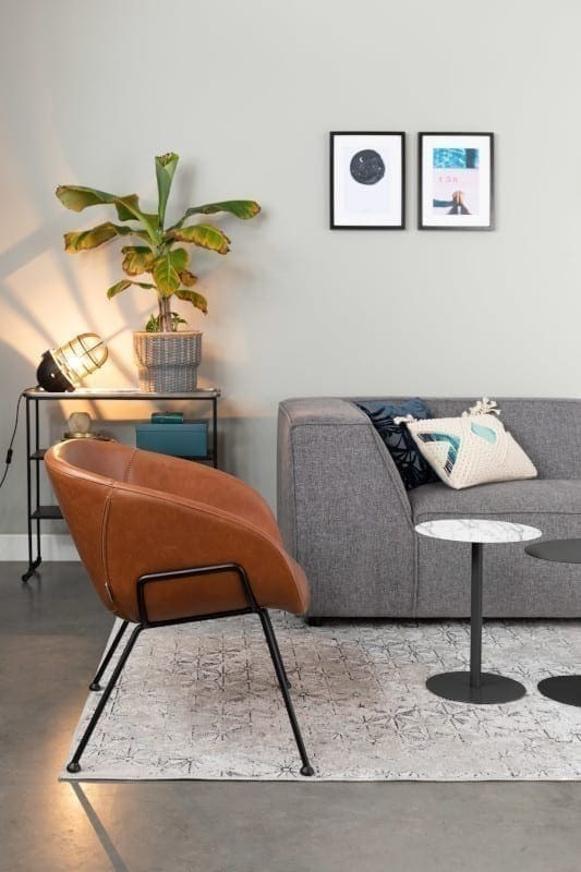 Fauteuil Feston Brown modern design uit de Zuiver meubel collectie - 3100073