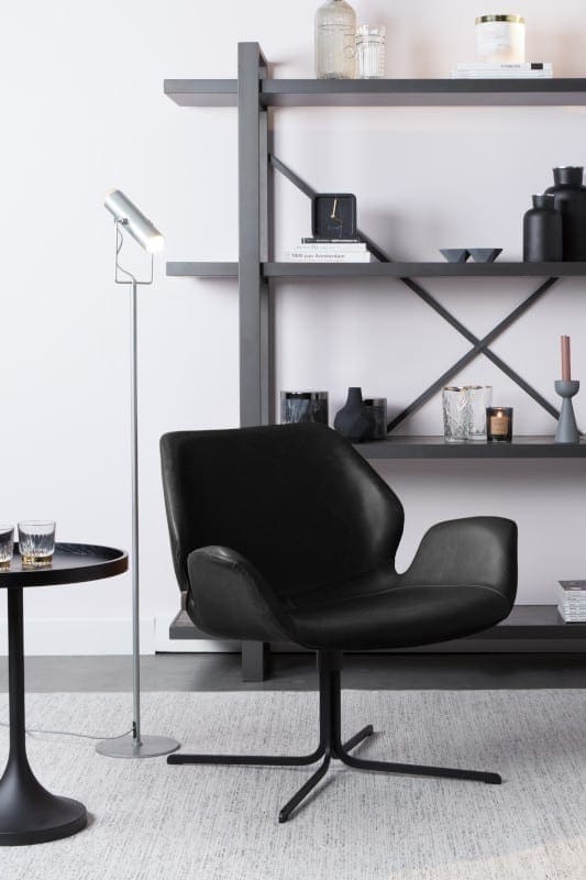 Fauteuil Nikki All Black modern design uit de Zuiver meubel collectie - 3100065