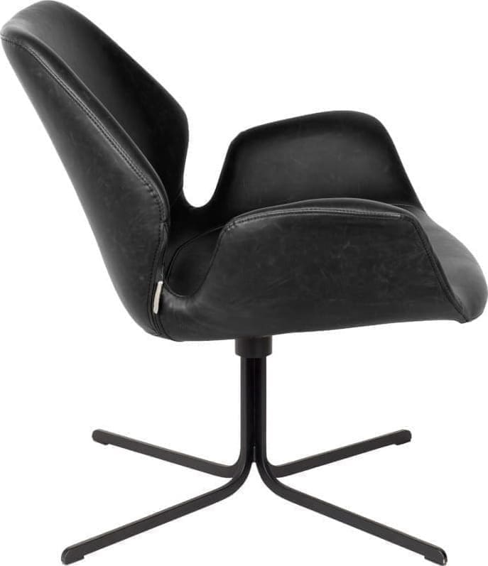 Fauteuil Nikki All Black modern design uit de Zuiver meubel collectie - 3100065