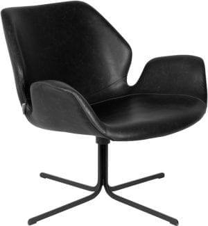 Fauteuil Nikki All Black modern design uit de Zuiver meubel collectie - 3100065