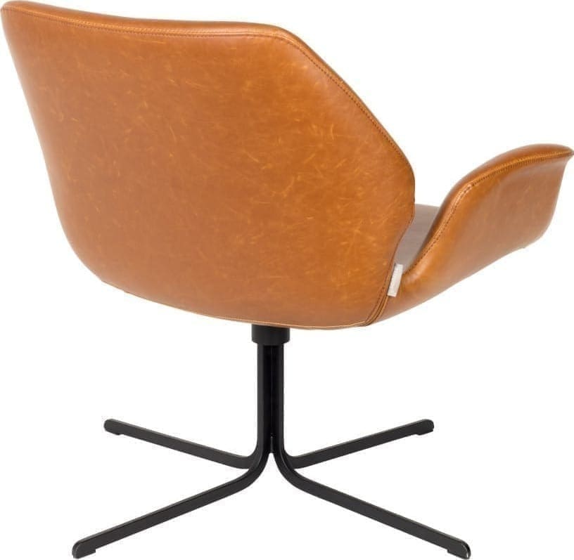Fauteuil Nikki All Brown modern design uit de Zuiver meubel collectie - 3100066