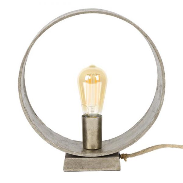 Tafellamp Loop / Antiek Nikkel. 7801/31A uit de tafellampen collectie van ZijlstraÂ kleinmeubelen & verlichting bij Löwik Meubelen
