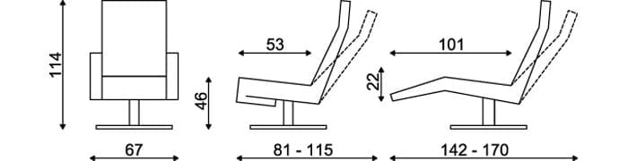 Twice TW002 relaxfauteuil