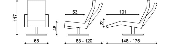 Twice TW005 relaxfauteuil