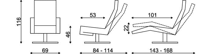 Twice TW025 relaxfauteuil