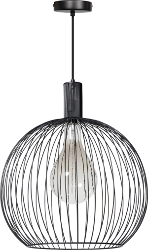 Wire hanglamp 50cm 1x E27 zwart - ETH verlichting - 05-HL4447-30