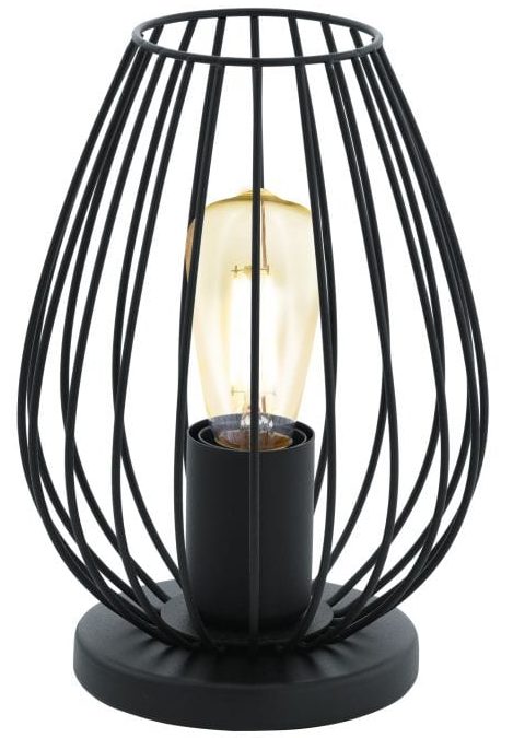EGLO Newtown Tafellamp - E27 - 23 cm - Zwart
