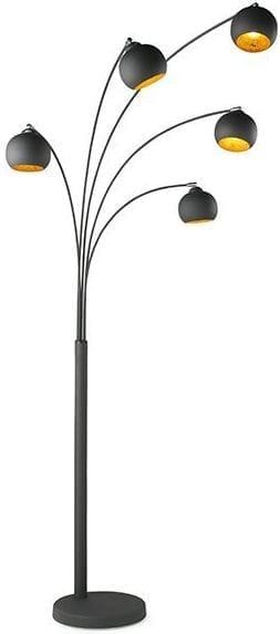 Pirano vloerlamp - 5-lichts