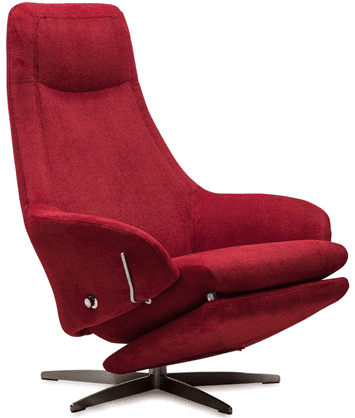 Relaxfauteuil Volo Tinker, uit de fauteuil collectie van Gealux, oogstrelend modern design met een subliem zitcomfort