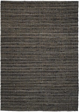 Vloerkleed Doha Grijs J-97288 - Handgeweven tapijt. Poolgarens bestaande uit katoen en jute.. Tapijt is voorzien van een verstevigende katoenen backing.