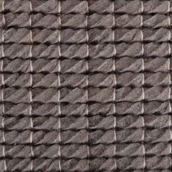 Vloerkleed London Grijs J-98506 - Handloom vervaardigd design tapijt. 100% Nieuw Zeeland wol.