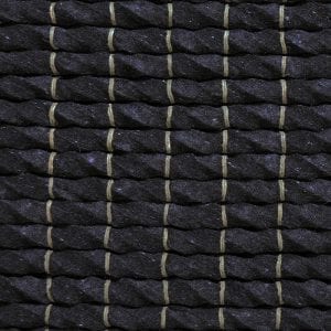 Vloerkleed London Zwart J-98508 - Handloom vervaardigd design tapijt. 100% Nieuw Zeeland wol.