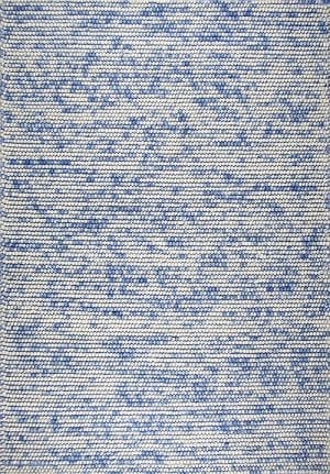 Vloerkleed Manila L.Blauw/Beige J-97675 - Handgeweven tapijt. Poolgarens 100% Nieuw Zeeland wol. Tapijt is voorzien van een verstevigende katoenen backing.