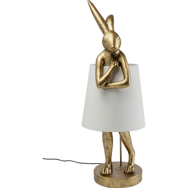 Kare Design Animal Rabbit Gold 88cm tafellamp 52523 - Lowik Meubelen
