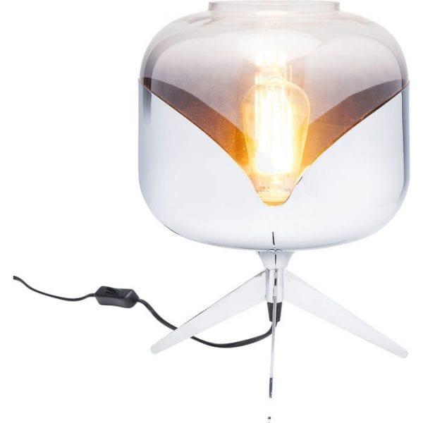 Table Lamp Chrome Goblet Ball 51078  Kare Design