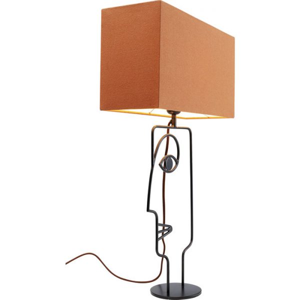 Kare Design Face Wire Orange tafellamp 52451 - Lowik Meubelen