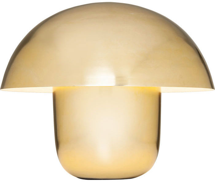 Tafellamp Mushroom messing goud