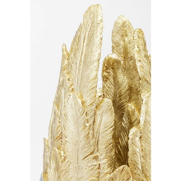 Kare Design Feathers Gold 80cm vaas 51559 - Lowik Meubelen