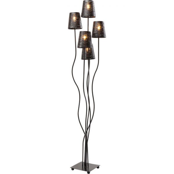 Floor Lamp Flexible Black Cinque 60995  Kare Design