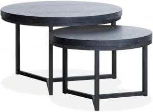 Braun salontafel set van 2 - Lamulux old piano