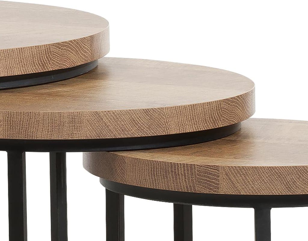 Hugo salontafel set van 3 - Lamulux - Maxfurn - cloud, gletsjer, oak grey, mountain, mumbai, pure wood, sepia, stone, mokka, musk, old teak, orient, sheriff, natur, silver