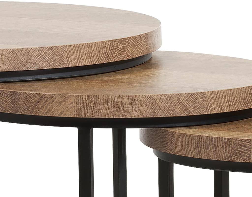 Hugo salontafelset van 3 - Maxfurn - Lamulux gletsjer grey mokka mountain mumbai natur old teak orient pure wood sheriff silver