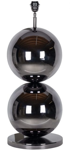 Table Lamp Bobbie black nickel Zwart RVS, uit de Richmond Decoration collectie - Lampen - Löwik Wonen & Slapen Vriezenveen