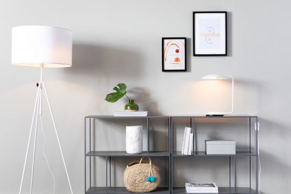 Bureaulamp Pixie White modern design uit de Zuiver meubel collectie - 5200075