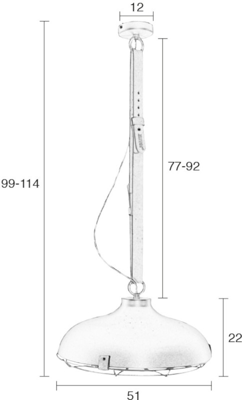 Hanglamp Dek 51 Grey modern design uit de Zuiver meubel collectie - 5300066