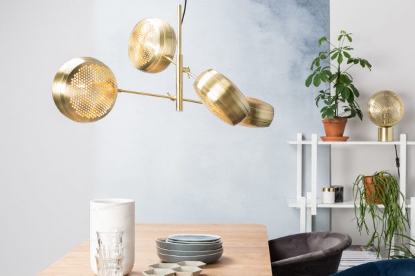 Hanglamp Gringo Multi Brass modern design uit de Zuiver meubel collectie - 5300122