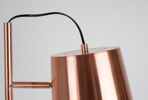Vloerlamp Buckle Head Copper modern design uit de Zuiver meubel collectie - 5100048