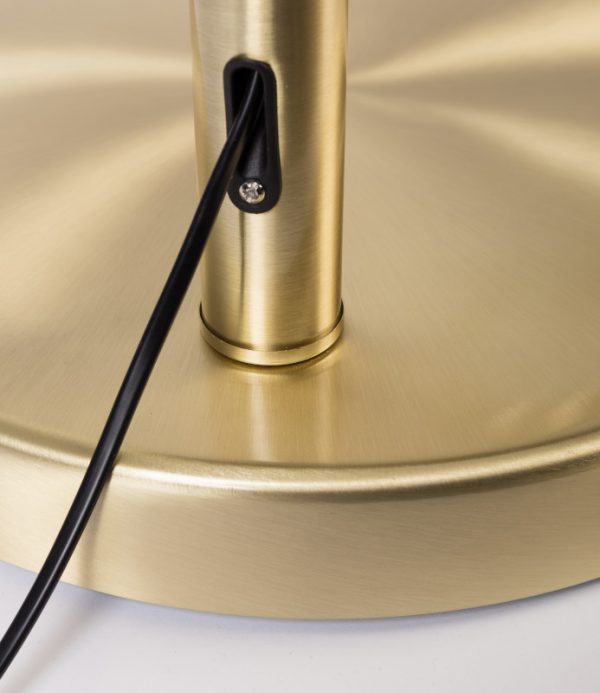 Vloerlamp Metal Bow Brass modern design uit de Zuiver meubel collectie - 5100047