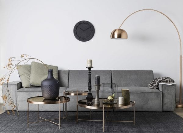 Vloerlamp Metal Bow Copper modern design uit de Zuiver meubel collectie - 5100022