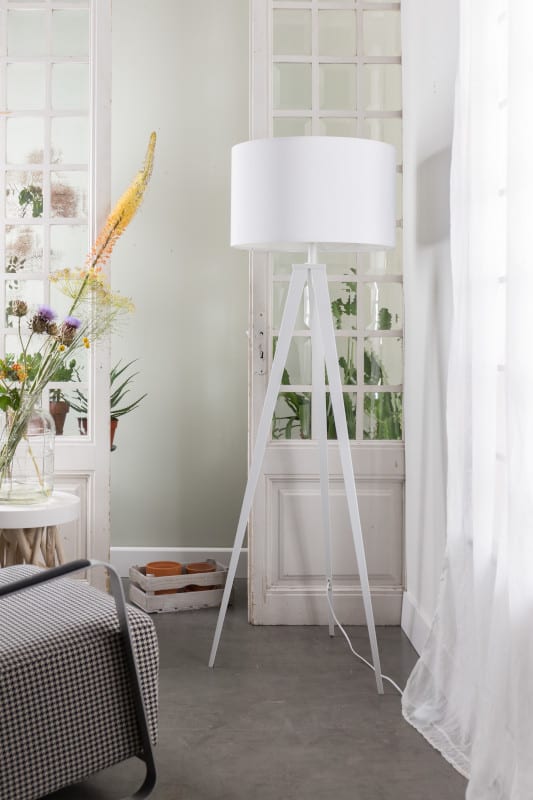 Vloerlamp Tripod White modern design uit de Zuiver meubel collectie - 5000802