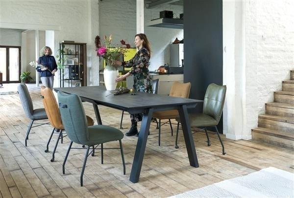Stanford eetkamertafel - 100x170cm(+60cm) - Afbeelding 11