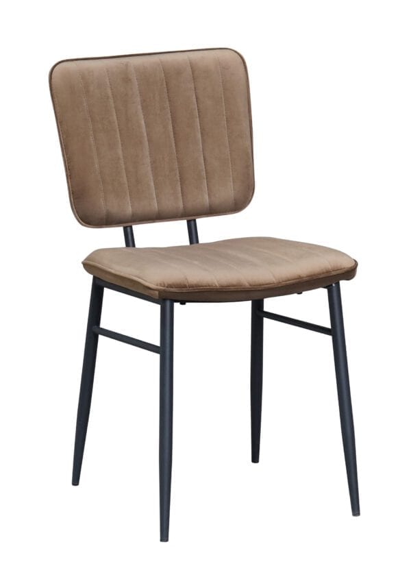 Brix Chair Harvey Mocca Velvet Brix Zitmeubelen 12232 Livingfurn