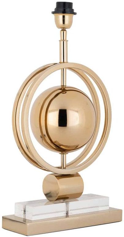 Tafellamp Averil gold (Goud) - Richmond Interiors - Tafellamp Averil gold is een perfect accessoire voor je dressoir of nachtkastje. Een verfijnd design met chique uitstraling! Combineer met een lampenkap die past bij jouw stijl. - Löwik Wonen & Slapen Vriezenveen