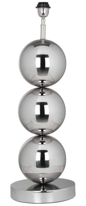 Tafellamp Jasey (Zilver) - Richmond Interiors - Tafellamp Jasey is een stijlvolle bollamp in Eric Kuster stijl. Deze zilveren tafellamp met bollen straalt elegante uit in elke ruimte! - Löwik Wonen & Slapen Vriezenveen