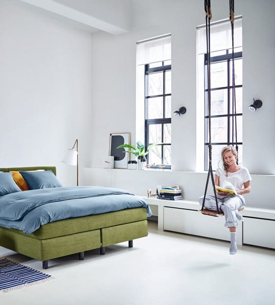 Auping Original boxspring met hoofdbord Dublin, uit de Auping bedden collectie