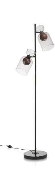 Skylar vloerlamp 2-lamps - antraciet Coco Maison LIGHTING Lowik Wonen & Slapen