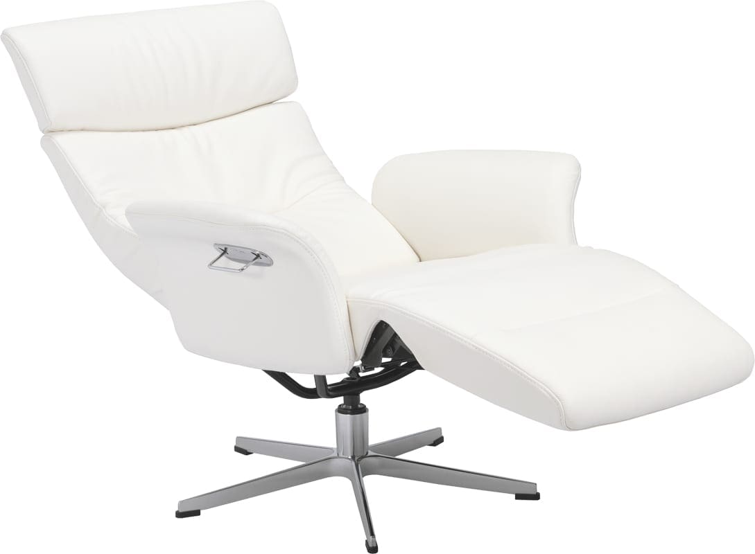 Master relaxfauteuil - leder Fantasy white - Afbeelding 3