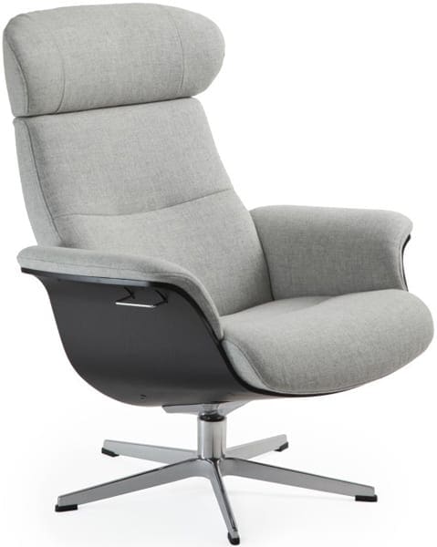 Time-Out relaxfauteuil - stof Mika lightgrey