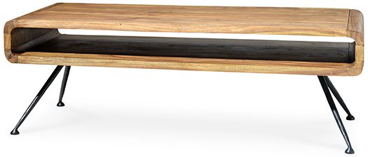 Tax salontafel uit onze Feelings salontafel collectie. Uitgevoerd in sfeervol en stoer sheesham hout in de kleur stone. Afmeting (bxdxh): 120x50x40 cm.