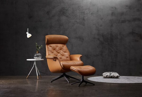 Flexlux fauteuil / relaxfauteuil - Design by Theca, hoogwaardig scandinavisch vakmanschap