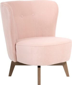 Carmen fauteuil Furninova - stof Celine soft pink