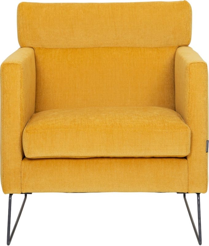 Degano fauteuil in stof Evita sun - Furninova