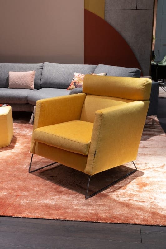 Degano fauteuil in stof Evita sun - Furninova