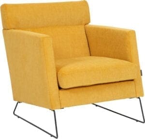 Degano fauteuil in stof Evita sun - Furninova