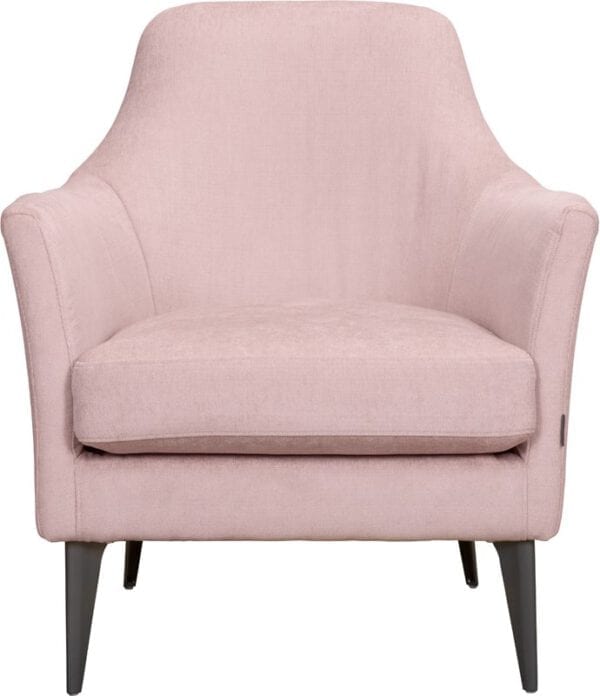 Dione fauteuil Furninova, in stof Evita soft pink
