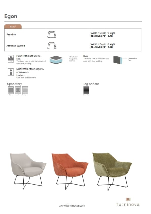 Egon fauteuil - Afbeelding 7
